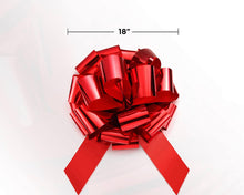 Load image into Gallery viewer, The Giant Red Car Bow 18'', for Ride On Cars, Real Cars, Any gifts