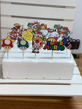 Load image into Gallery viewer, Super Mario Cupcake Toppers