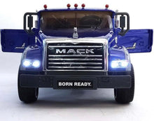 Load image into Gallery viewer, Upgraded Licensed 2025 Mack Truck 24V | 2 Seater Ride-On | Leather Seats | Rubber Tires | Remote | Pre Order