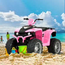 Load image into Gallery viewer, The 2025 | 12V Kids Ride On Car Pink | 1 Seater | 4 Wheeler ATV | LED Lights | Upgraded Tires