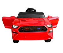 Load image into Gallery viewer, 2025 Mustang Style Kids Ride-On Car | 12V | Leather Seat | Rubber Tires | Upgraded 1 Seater | Remote