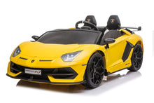 Load image into Gallery viewer, 2025 Licensed 24V Lamborghini Aventador SVJ | 2 Seater Ride-On Upgraded | Drift Function | Rubber Tires | Leather Seats | Remote