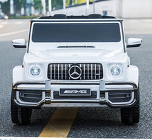Load image into Gallery viewer, Licensed 2025 Mercedes GWagon G63 White Upgraded | 2 Seater | 24V | 4x4 Kids Ride-On | Leather Seats | Rubber Tires | Remote