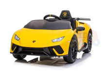 Load image into Gallery viewer, Licensed 2025 Upgraded Lamborghini Huracan 12V Ride-On | Leather Seat | Rubber Tires | 1 Seater | Remote