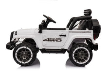 Load image into Gallery viewer, 2025 Super Cool All Terrain Jeep | Small 2 Seater | 2 Colours | Rubber Tires | Leather Seat | Ages 3-6 | Remote