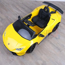 Load image into Gallery viewer, Licensed 2025 Upgraded Lamborghini Huracan 12V Ride-On | Leather Seat | Rubber Tires | 1 Seater | Remote