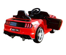 Load image into Gallery viewer, 2025 Mustang Style Kids Ride-On Car | 12V | Leather Seat | Rubber Tires | Upgraded 1 Seater | Remote