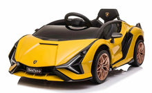 Load image into Gallery viewer, 2025 Licensed Lamborghini SIAN FKP 37 | 12V Ride-On Upgraded | Bluetooth | 1 Seater | Remote