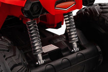 Load image into Gallery viewer, Upgraded 2025 Kids Ride On Car 4x4 Off-road ATV 24V With Monster Tires, Independent Suspension, LED Lights | Leather Seat | Rubber Tires
