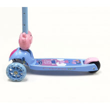Load image into Gallery viewer, Super Cool Upgraded Peppa Pig Style Kids Foldable 3-Wheel Tilt and Turn Kick Scooter with Adjustable Handle | Music | LED Lights | Ages 3-8