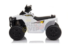 Load image into Gallery viewer, Super Cool 2025 Upgraded 6V Quad/ATV X Edition Ride On For Kids | Rubber Tires | Leather Seat | Music- White | Ages 1-4