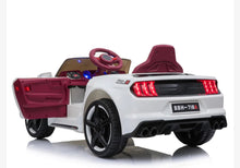 Load image into Gallery viewer, 2025 Mustang Style Kids Ride-On Car | 12V | Leather Seat | Rubber Tires | Upgraded 1 Seater | Remote