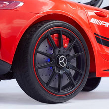 Load image into Gallery viewer, 2025 Licensed Mercedes GT4 AMG Ride-On Car Upgraded | 12V /6V | TV Mp4 | Leather Seat | Rubber Tires | 1 Seater | Remote