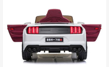 Load image into Gallery viewer, 2025 Mustang Style Kids Ride-On Car | 12V | Leather Seat | Rubber Tires | Upgraded 1 Seater | Remote