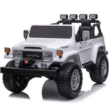 Load image into Gallery viewer, 2025 Licensed Toyota 24V FJ-40 | 4x4 Ride On Car Upgraded 2 Seater | Leather Seats | Rubber Tires | Remote