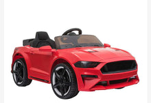 Load image into Gallery viewer, 2025 Mustang Style Kids Ride-On Car | 12V | Leather Seat | Rubber Tires | Upgraded 1 Seater | Remote