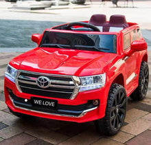 Load image into Gallery viewer, New 2025 Upgraded Toyota 4x4 Ride On 12V | Lights & Music | 1 Seater | Ages 3-7 | Remote