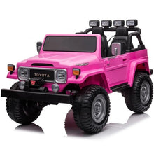 Load image into Gallery viewer, 2025 Licensed Toyota 24V FJ-40 | 4x4 Ride On Car Upgraded 2 Seater | Leather Seats | Rubber Tires | Remote