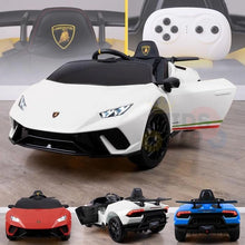 Load image into Gallery viewer, Licensed 2025 Upgraded Lamborghini Huracan 12V Ride-On | Leather Seat | Rubber Tires | 1 Seater | Remote