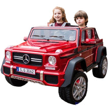 Load image into Gallery viewer, Licensed 2025 Mercedes G650 Maybach 24V | 4x4 XXXL 2 Seater Ride-On Leather Seats Rubber Tires Upgraded, TV MP4, Remote