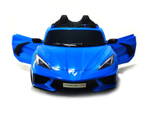 Load image into Gallery viewer, New Item | 2025 Licensed 24V Chevrolet Corvette C8 | 2 Seater Ride On Car | Leather Seat | Rubber Tires | Remote