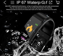 Load image into Gallery viewer, Fitness Tracker With Heart Rate Monitor Smart Watch Bracelet Waterproof