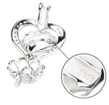 Load image into Gallery viewer, Mothers Love Sterling Silver Cage Necklace Set