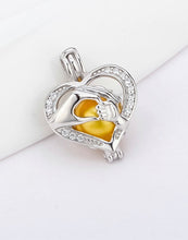 Load image into Gallery viewer, Mothers Love Sterling Silver Cage Necklace Set