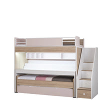 Load image into Gallery viewer, Super Cool New City Loft Bed With Desk - Pink | LED Lights