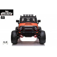 Load image into Gallery viewer, 2025 ECD Upgraded Monster Jeep Style 24V Ride-On | Small 2 Seater | MP3 | Leather Seats | Rubber Tires | Remote