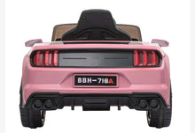 Load image into Gallery viewer, 2025 Mustang Style Kids Ride-On Car | 12V | Leather Seat | Rubber Tires | Upgraded 1 Seater | Remote
