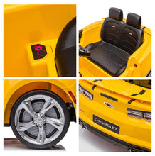 Load image into Gallery viewer, 2025 Upgraded Licensed Chevrolet Camaro 2SS Ride on Car | Leather Seats | Rubber Tires | 12v | Small 2 Seat | Remote |