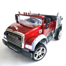 Load image into Gallery viewer, Upgraded Licensed 2025 Mack Truck 24V | 2 Seater Ride-On | Leather Seats | Rubber Tires | Remote | Pre Order