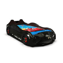 Load image into Gallery viewer, Super Cool 2025 Upgraded Lamborghini Style Race Car Bed RX | Doors Open & Close | LED Lights | Remote | In 4 Colours | Holds 300 Lbs
