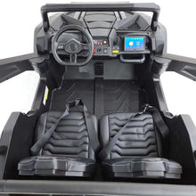 Load image into Gallery viewer, 2025 Upgraded 180 Watts BrushLess Motor White Xxl UTV 2 Seater Dune Buggy Rubber Tires | Leather Seats | MP3 | Up To 16 KPH