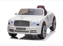 Load image into Gallery viewer, 2025 Upgraded Licensed 12V Bentley Mulsanne Ride-On for Kids With SD | Usb | Leather Seats | Rubber Tires | Remote | Ages 1-6
