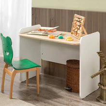 Load image into Gallery viewer, Natura White High Quality Nightstand W/Mounted Desk | 3 Drawers