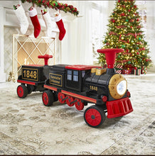 Load image into Gallery viewer, 2025 ECD 12V Ride-On Train | Train and Carriage | 2 Seater | (Cart + Train) Upgraded | 3-7 KPH