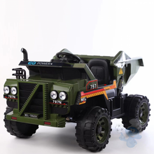 Load image into Gallery viewer, Two Seater 2025 | 4Γ4 Off-Road 12V Ride On Upgraded Camoflage Dump Truck | Leather Seat | Remote
