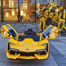 Load image into Gallery viewer, 12V | 2025 Lamborghini Style Powerful Dual Motor | Ages 1-7 | Ride On Car | Leather Seat| Remote | 1 Seater | 2 Colours