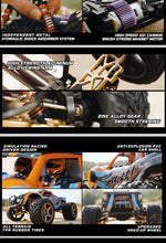 Load image into Gallery viewer, Powerful Racing RC Car Up To 45KM/H 4WD Big Alloy Electric Remote Control Crawler Monster Truck