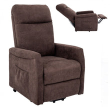 Load image into Gallery viewer, Heavy Duty Modern Power Lift Recliner Chair With Remote Control | For The Elderly | Everyone | Holds 330lbs | Laying | Seating | Standing Easily | Quiet Motor
