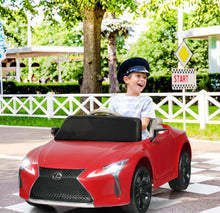 Load image into Gallery viewer, 2025 Licensed 12V Lexus LC500 12V Kids Ride-On Car 1 Seater Upgraded | Music | Shocks | Bright Lights | Remote | Ages 3-8
