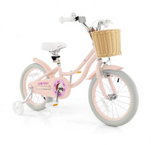 Load image into Gallery viewer, Super Awesome &amp; Fun Retro 16” Children’s Pedal Bicycle Bike Adjustable Handle, Seat | Ages 4-7 | Basket | Bell | Comfy Seat | Heavy Duty Tires
