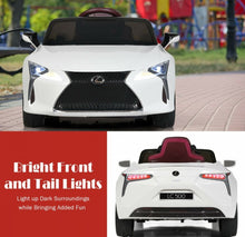 Load image into Gallery viewer, 2025 Licensed 12V Lexus LC500 12V Kids Ride-On Car 1 Seater Upgraded | Music | Shocks | Bright Lights | Remote | Ages 3-8
