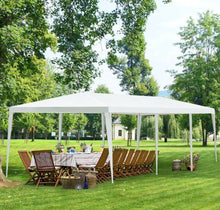 Load image into Gallery viewer, Super Cool Heavy Duty 10x30ft Gazebo Canopy Tent With Ground Stakes, Wind Ropes | Waterproof | Easy Assembly | Patio Tent
