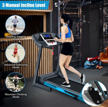 Load image into Gallery viewer, Heavy Duty Folding Electric Motorized Power Treadmill Machine | LCD Display | 2.25HP | 3 Incline Levels | Space Saver | Smooth &amp; Quiet
