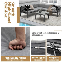 Load image into Gallery viewer, Heavy Duty Comfortable Modern 3-Piece Aluminum Patio Furniture Set With 6-Level Adjustable Backrest, Rustproof, Indoor, Outdoor
