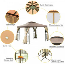 Load image into Gallery viewer, Heavy Duty Classy Awning Patio Structure Canopy Tent 10x10ft | No Screws For Structure Required | Easy Set Up | Waterproof | Weather Resistant
