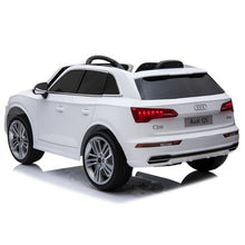 Load image into Gallery viewer, 2025 Licensed Audi Q5 Upgraded 12V Ride On Car For Kids | Leather Seat | Rubber Wheels | 12V | 1 Seater | LED Lights | Remote | Ages 1-6 |
